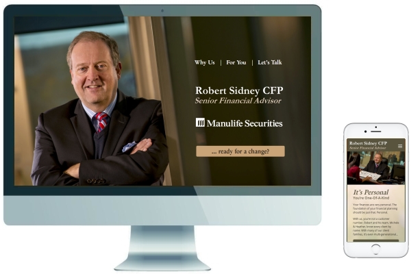 Responsive Website Development & SEO - Robert Sidney CFP